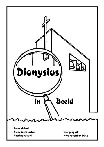 "Dionysius in Beeld", november 2012 - Dionysiusparochie