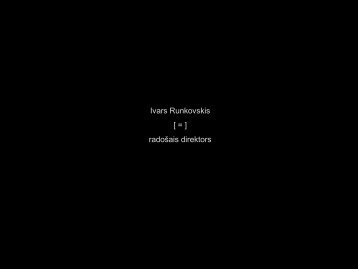 Ivars Runkovskis [ = ] radošais direktors - BrandComb