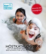 HÖSTKATALOG 2008 - Bad & Värme, Svenssons Rör