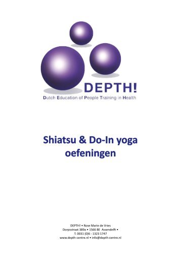 Shiatsu & Do-In yoga oefeningen - depth-centre.nl