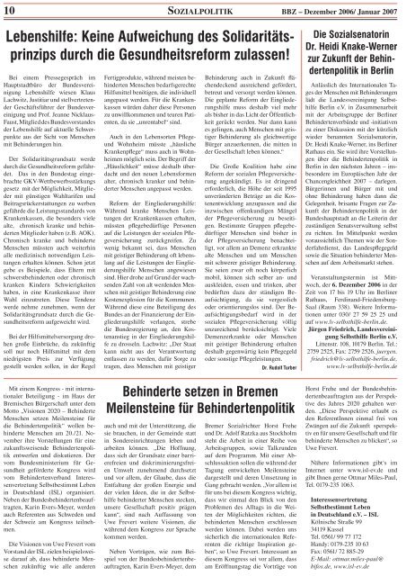 REISEN - Berliner Behindertenzeitung