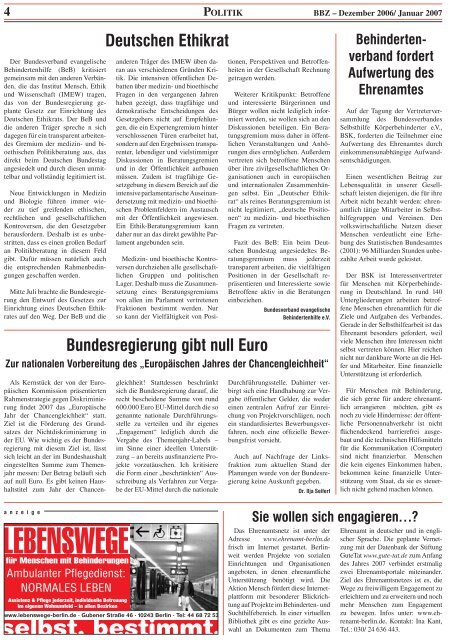 REISEN - Berliner Behindertenzeitung