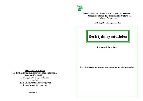 Wat zijn bestrijdingsmiddelen - Gov.sr