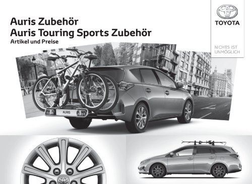 Auris Touring Sports Zubehör Preisliste