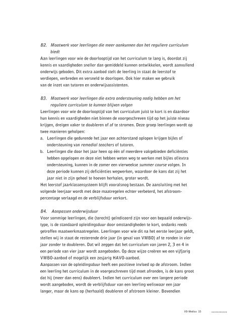 VO-Medius voorbeeld Investeringsplan