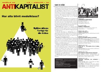 Antikapitalist (nr 38) - Internationella Socialister