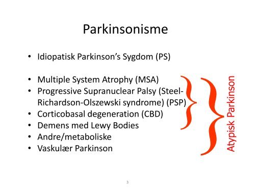 Red Flags for MSA - Dansk Selskab For Geriatri