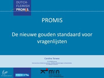 PROMIS - Kenniscentrum Meetinstrumenten