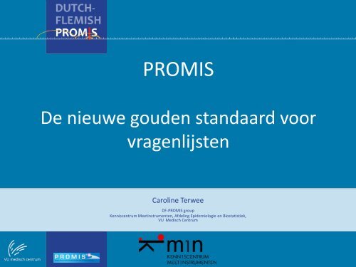 PROMIS - Kenniscentrum Meetinstrumenten