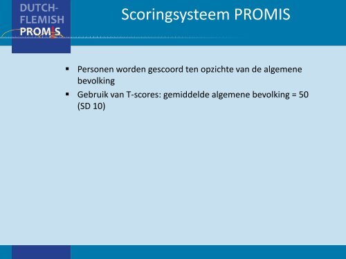 PROMIS - Kenniscentrum Meetinstrumenten