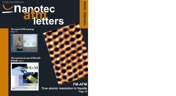 to download Nanotec AFM Letters - Nanotec Electronica