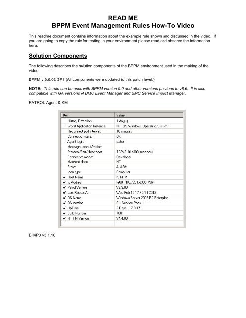 BPPM Event Correlation Rules How-To Video.pdf - BMC Communities