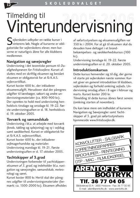 august 2005 - Kjøbenhavns Amatør-Sejlklub