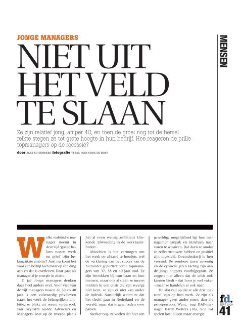 van doel naar middel - Index of - Het Financieele Dagblad