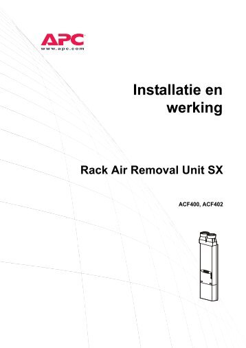 Rack Air Removal Unit Installation and Operation - take IT now