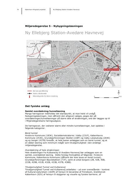 Høringsnotat fra Trafikstyrelsen - Jernbanen - Ølby Nyt