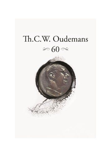 Th.C.W. Oudemans 60 (pdf) - Filosofie.info