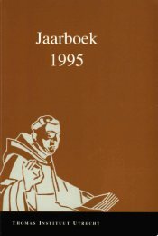 Jaarboek Thomas Instituut 1995 - Thomas Instituut te Utrecht