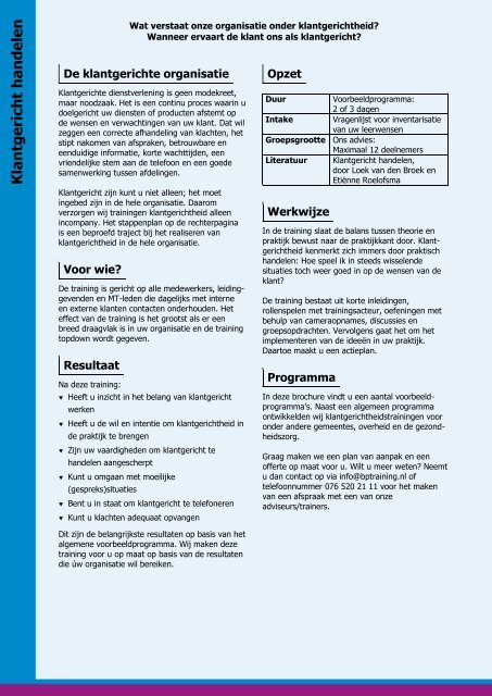 brochure - Van den Broek en Partners