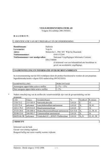 Download MSDS/VIB - Veip