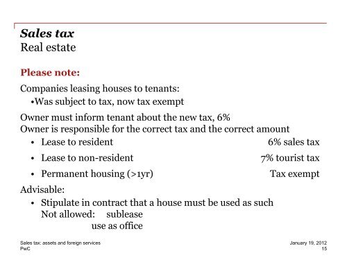 Sales tax - Curaçao International Financial Services Association