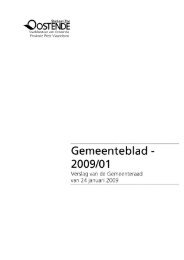 Gemeenteblad - - Oostende