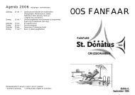 Infobulletin, editie 8 - Fanfare St. Donatus Grijzegrubben