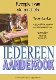 Recepten van sterrenchefs - Aan de kook