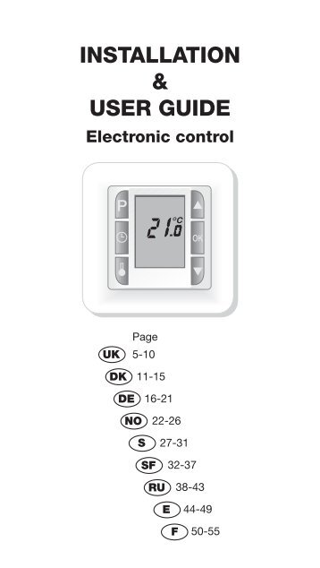 INSTALLATION & USER GUIDE