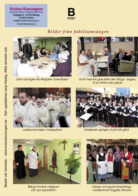 KK magasin hösten 2012.indd - Kristus Konungens Katolska ...