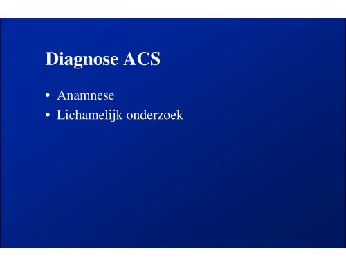 ACUTE CORONAIRE SYNDROMEN - ICverpleegkundige.com