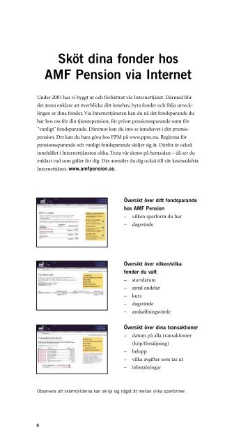 Årsredovisning fonder 2001 (pdf) - Amf