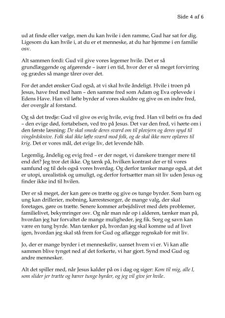 Side 1 af 6 Prædiken til sidste søndag i kirkeåret, 2 ... - Grindsted Sogn
