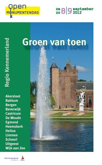 Groen van toen - Stadsherstel Amsterdam