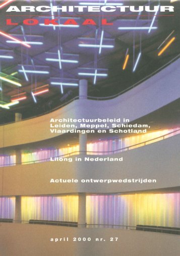 Download pdf (gratis) - Architectuur Lokaal