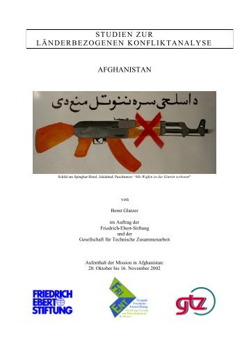 studien zur länderbezogenen konfliktanalyse afghanistan - Fes ...