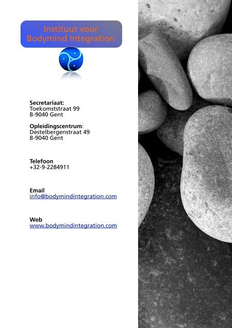 Brochure IBI2012+ - Bodymind Integration