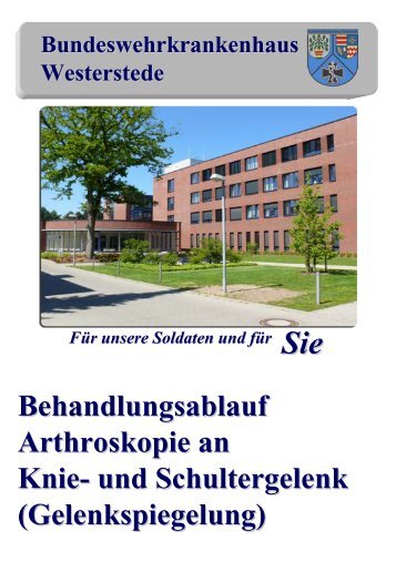 Patientenbroschüre Behandlungsablauf Arthroskopie ( PDF , 428 kB)