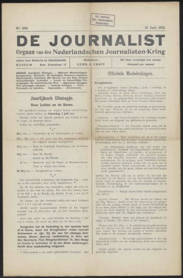 DE JOURNALIST