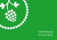 grafiska manual - Högbo Bruk