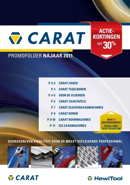 ACTIE- KORTINGEN TOT 30% ACTIE- KORTINGEN - Carat