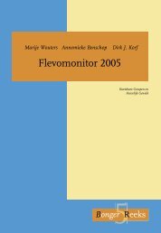 Flevomonitor 2005 - Bonger Instituut