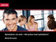 Nyhetsbrev via mail – Att lyckas med nyhetsbrev! - Avenyakademin