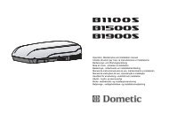 Dometic Blizzard B1100, B1500, B 1900 - Bruggink caravans en ...