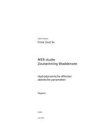 MER studie Zoutwinning Waddenzee - Esco