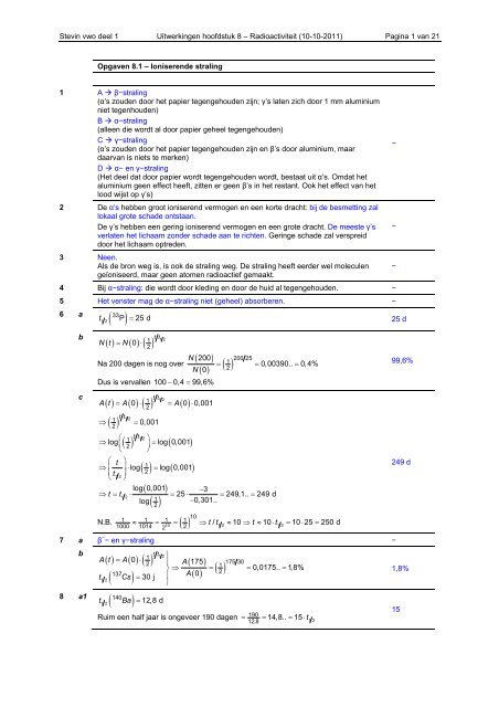 Radioactiviteit - Stevin.info