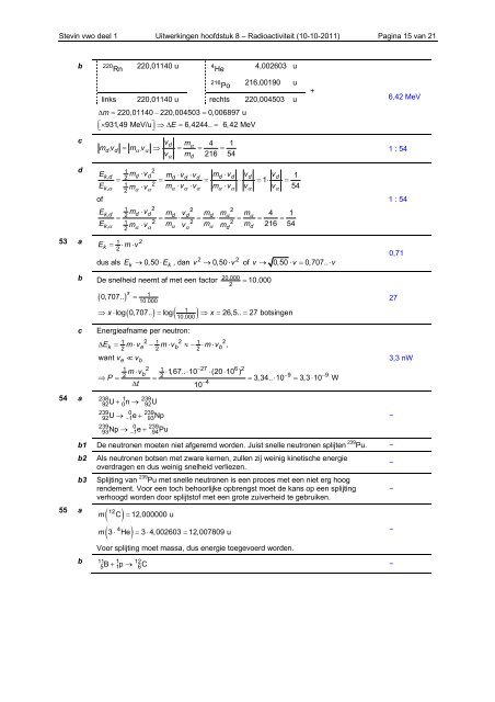 Radioactiviteit - Stevin.info