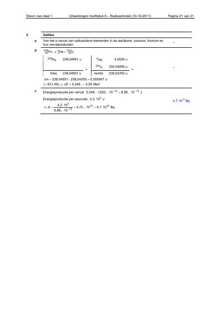 Radioactiviteit - Stevin.info