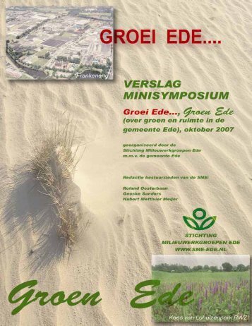 het verslag (pdf). - Stichting Milieu Werkgroepen Ede