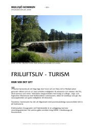 FRILUFTSLIV - TURISM - Mullsjö kommun